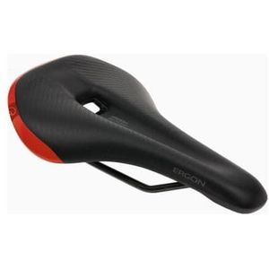 ergon sm pro men s saddle risky red zwart rood