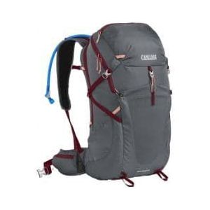 camelbak fourteener 30l women s hiking bag  3l water pouch grey bordeaux