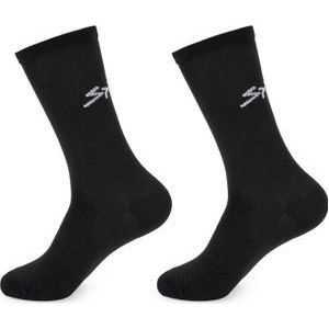 spiuk anatomic summer black unisex sokken  set van 2 paar
