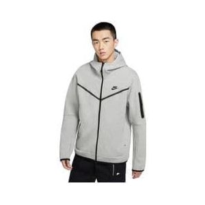 nike sportswear tech fleece hoodie grey