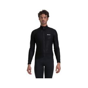 Santini - Guard Nimbus - Jas - Zwart - Getailleerd Regenjack
