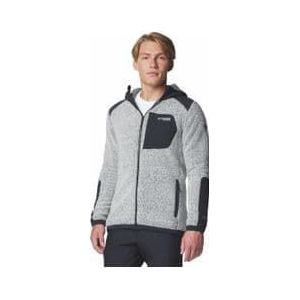 columbia arctic crest full zip fleec grijs zwart