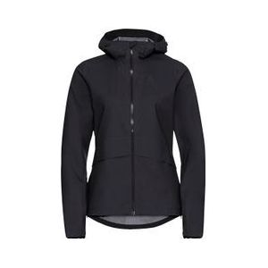 odlo ride easy waterproof women s waterproof jacket zwart