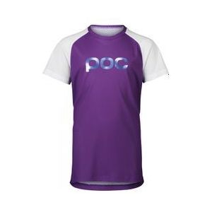 poc essential mtb short sleeve jersey paars wit