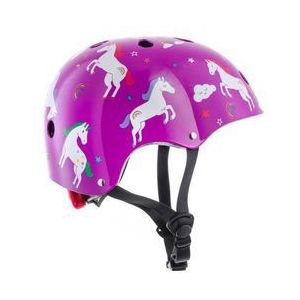 hornit unicorn kinder helm paars