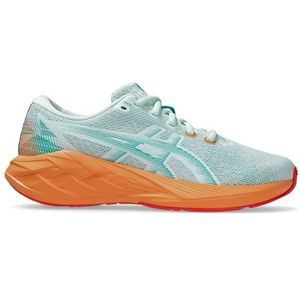 asics novablast 5 gs hardloopschoenen blauw oranje kind