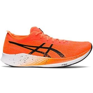 asics magic speed oranje running shoes