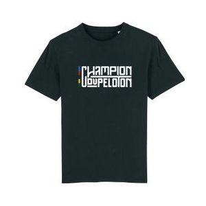 cois  champion du peloton  t shirt zwart