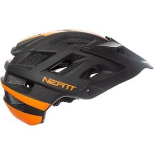 neatt basalte expert mtb helm zwart oranje