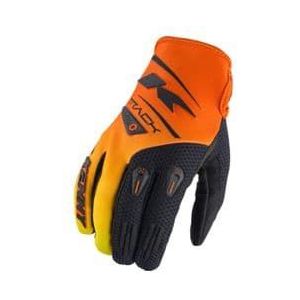 kenny track lange handschoenen zwart oranje