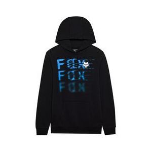 fox emotion hoodie black