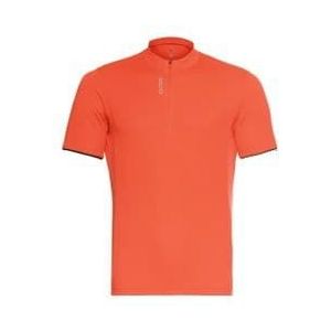 odlo essential orange 1 2 zip short sleeve jersey