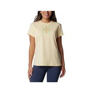 dames columbia sun trek beige technisch t shirt