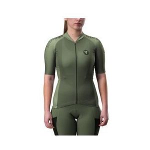lebram glieres women s jersey met korte mouwen khaki green