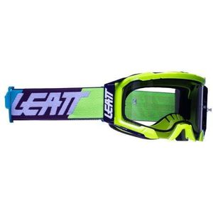 leatt velocity 5 5 masker  neon geel  licht grijze lens 58