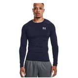 under armour heatgear armour long sleeve compression jersey blue