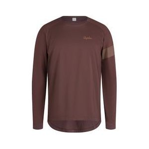 rapha trail windblock trui met lange mouwen mtb trui bruin