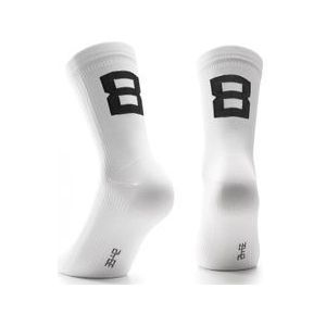 assos poker no 8 sokken wit