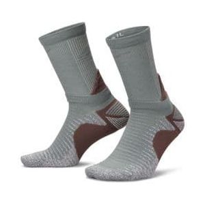 nike trail running crew unisex socks grey