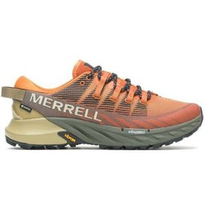 merrell agility peak 4 orange trail shoes