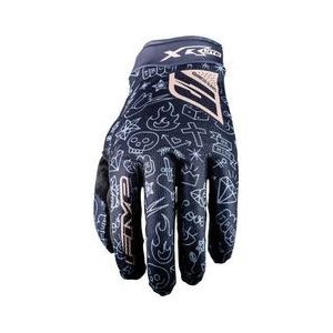 five gloves xr lite handschoenen zwart  goud