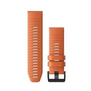 garmin quickfit 26 mm silicone polsband ember orange