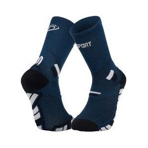 bv sport trail ultra high sokken blauw grijs