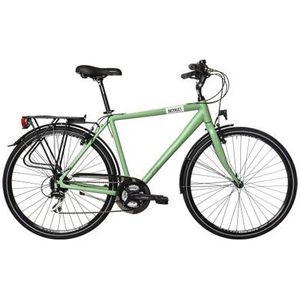 bicyklet george stadsfiets shimano acera tourney 8s 700 mm hout groen 2022