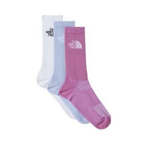 The North Face - Multi Sport Mid Calf Sokken - Wit Blauw Paars - 3 Paar