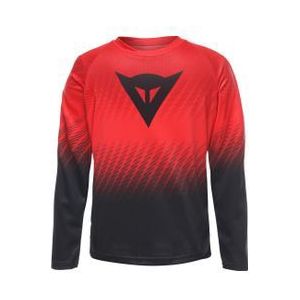 dainese scarabeo long sleeve jersey red black