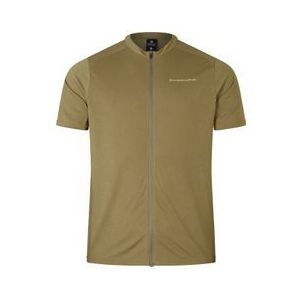 Endura - Loop Full Zip Jersey - Korte Mouwen - Khaki