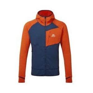 mountain equipment eclipse fleece jacket oranje blauw