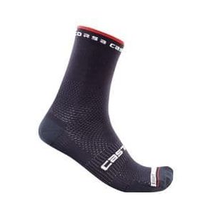 Fietssok Castelli Rosso Corsa Pro 15 Sock Savile Blue