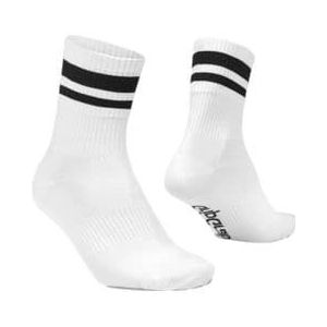 gripgrab original stripes crew socks wit