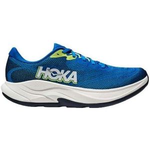 hoka rincon 4 hardloopschoenen blauw wit heren