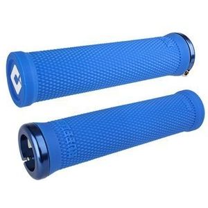 paar odi ruffian v2 1 grips 135 mm blauw  wit
