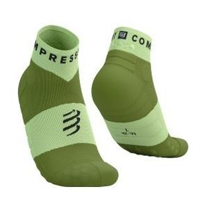 compressport ultra trail low socks green