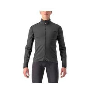 castelli alpha ultimate long sleeve jacket dark grey black