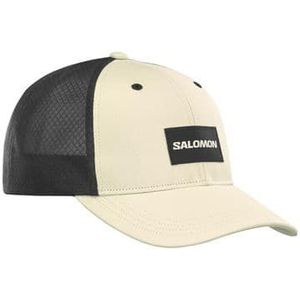 salomon trucker beige zwart unisex cap