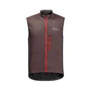 jack wolfskin morobbia alpha mouwloos vest donkerrood