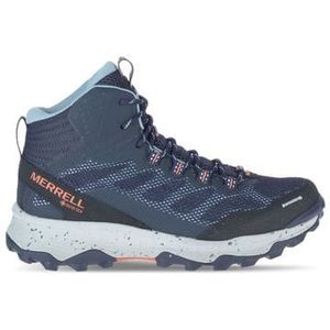 merrell speed strike mid gtx women s hiking shoes blue