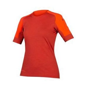 endura gv500 dames trui met korte mouwen rood