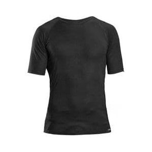 gripgrab merino polyfibre short sleeve winter under shirt black