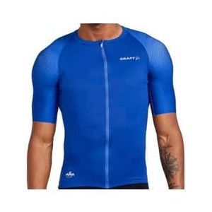 craft pro aero short sleeve jersey blauw