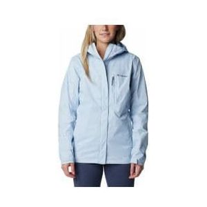 columbia pouring adventure ii women s waterproof jacket light blue