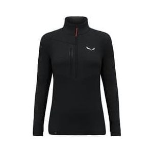 dames salewa vajolet polarlite responsive half zip fleece zwart