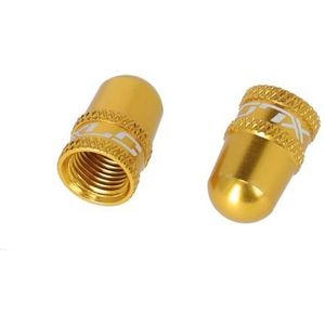 paar xlc pu x16 schrader valve plugs gold