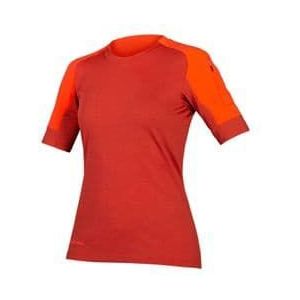 endura gv500 dames trui met korte mouwen rood