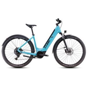 cube nuride hybrid performance 500 allroad easy entry elektrische hybride fiets shimano cues 9s 500 wh 29  zwembad blauw 2025