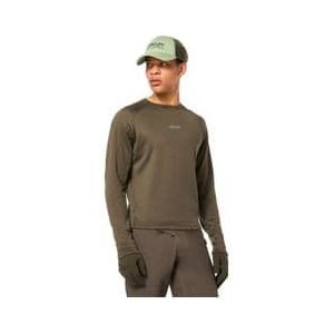 oakley seeker revel thermal khaki long sleeve jersey